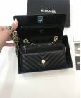 Клатч Сhan**l Chevron Trendy CC WOC Black